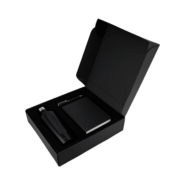 Bostra - Gift Set of Water Bottle, A5 Notebook & Pen A6 Pocket Notebook 1 Bostra Gift Set of Water Bottle, A5 Notebook & Pen A6 Pocket Notebook 1