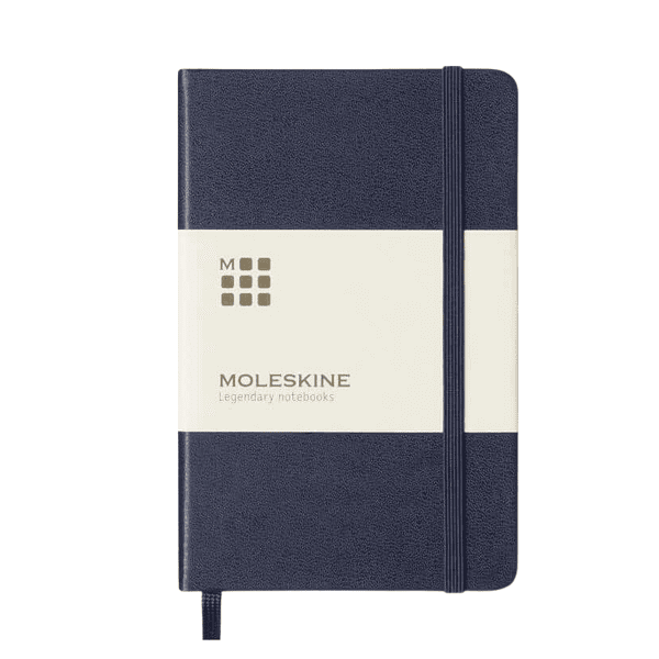 pocket-notebook-corporate-gift-blue Notebook With Pockets For Promotional Branding