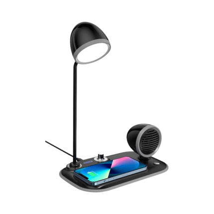 Solace - 3-in-1 Wireless Charger with Lamp and Bluetooth Speaker