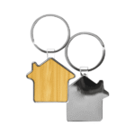 Gururi - House Shaped Bamboo and Metal Key Holder