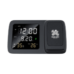 Taisho - 15W Light Up Wireless Charger with Alarm Clock