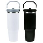 best corporate gift tumbler with handle and straw