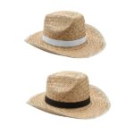 Personalized straw cowboy hat