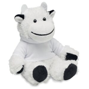 Cow plush toy with hoodie