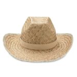 Customized straw cowboy hat for promotional use