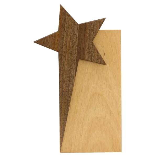 wooden trophy