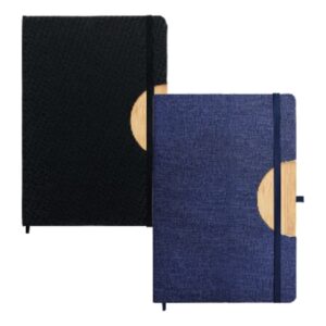 Eco-Friendly A5 Notebook with Bamboo Closure