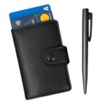 Set of RFID Card HoldermKeychain and Metal Pen