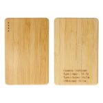 Bamboo Power Banks showcasing sustainability