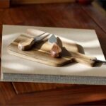 Tamado Wooden Serving Board with Knives