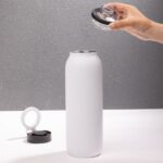 900ml stainless steel bottle with phone holder