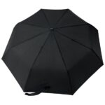 RPET Auto Open 23" Umbrella with UV Protection Black