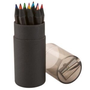 Bivo black color coloring pencils set