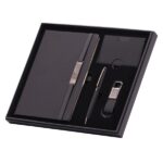 Premium gift set with notebook pen RFID card holder