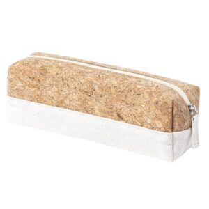 Recycled cotton cork pencil case for eco-friendly corporate gifting in UAE