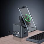 8-in-1 15W wireless magnetic charger by Kumovo