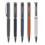 Mokavo Custom metal pen with PU body for corporate gifts