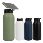 650ml stainless steel bottle with phone holder