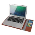 14" felt laptop sleeve with magnetic charging feature