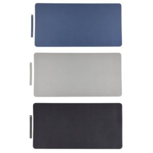 Sustainable recycled PU desk pad with anti-slip base