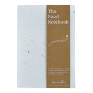 Bonaire A5 handmade seed paper notebook