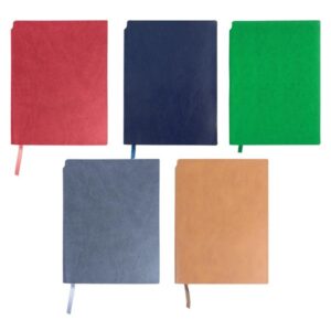 Tyikky A5 Soft PU Notebook with ribbon bookmark