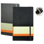 A5 softcover notebook with bookmark