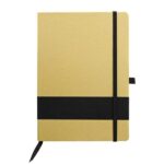 Eco-friendly A5 notebook with pen holder elastic strap