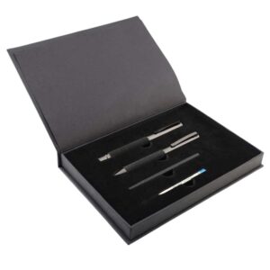 Personalized BLACK FOREST premium gift set of 2 mesh pens