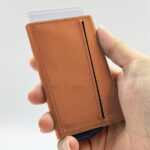 Promotional gift RFID magnetic recycled PU card holder