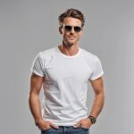 Cotton round neck oversized bio-washed t-shirt for men