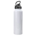 Spill-proof insulated stainless steel water bottle