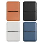 Recycled PU magnetic phone wallet with RFID protection