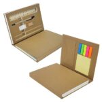 Stationotepad with sticky notes and stationery