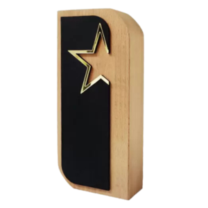 Customizable Kisako Wooden Trophy for corporate gifts