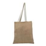 Durable and colorful jute tote bag for corporate gifts