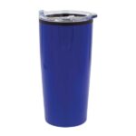 Double wall travel mug with clear lid