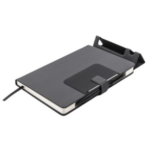 Modern A5 notebook with phone stand