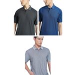 Men's premium knitted polo shirt