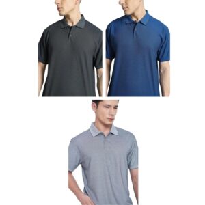 Men's premium knitted polo shirt