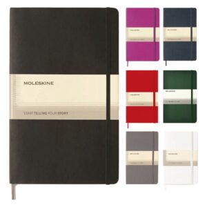 Moleskine classic notebook hard cover in black