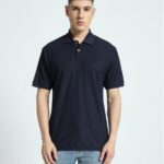 Regular-fit recycled fiber tennis polo shirt