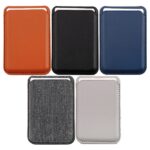 Best RFID magnetic recycled PU card holder for corporate gifts