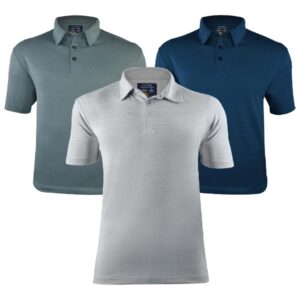 Men's golf polo with UV protection