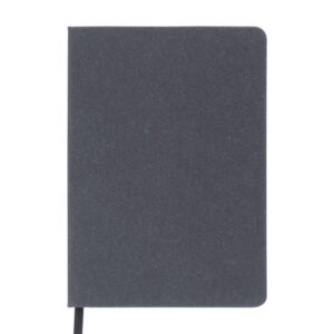 A5 notebook with recycled leather cover