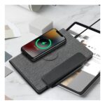 Corporate gifts magnetic wireless charger notebook