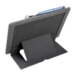 Magnetic wireless desk organizer with foldable accessories