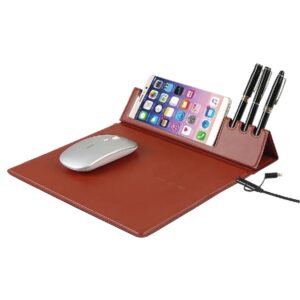 Stylish Feena wireless charging pad with pen