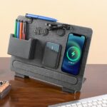 Pascali 15W magnetic wireless desk organizer