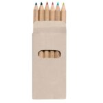 6 color pencil set piklik dubai